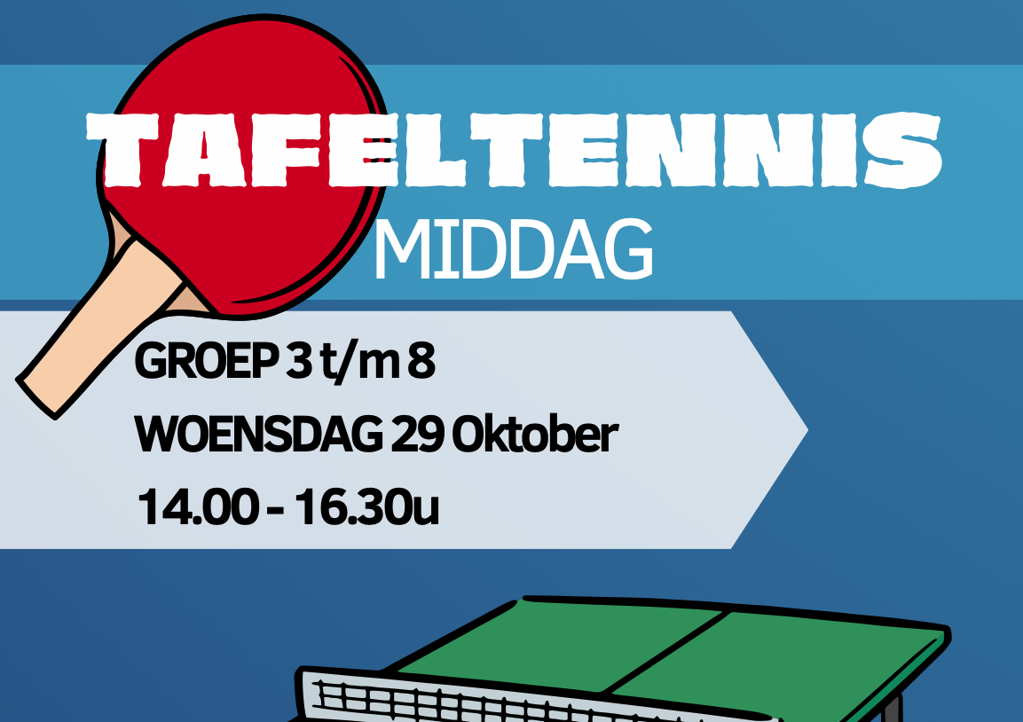 Tafeltennismiddag