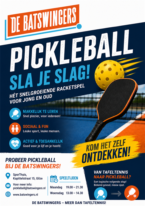 Pickleball Flyer 2026